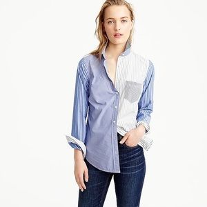 Jcrew Blue/White Button Down